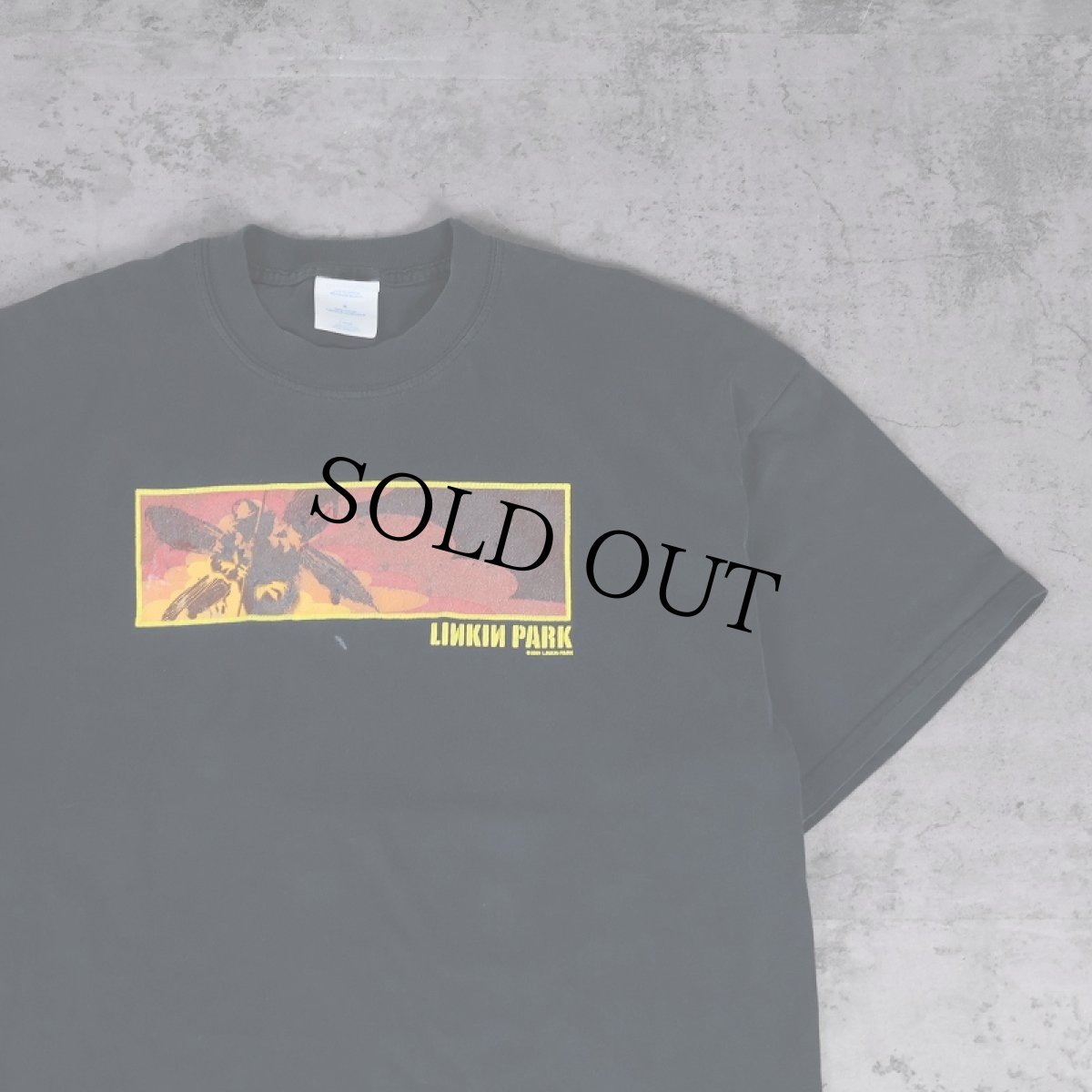 画像1: 2001 LINKIN PARK "HYBRID THEORY" ロックバンド アルバムプリントTシャツ BLACK XL (1)