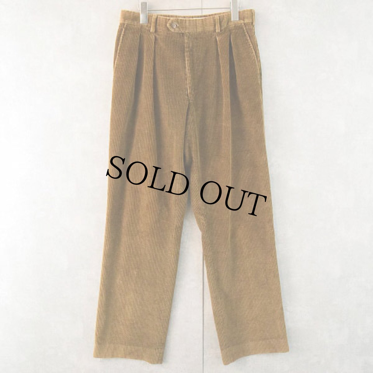 画像2: 80〜90's L.L.Bean USA製 2タック コーデュロイパンツ W31 (2)