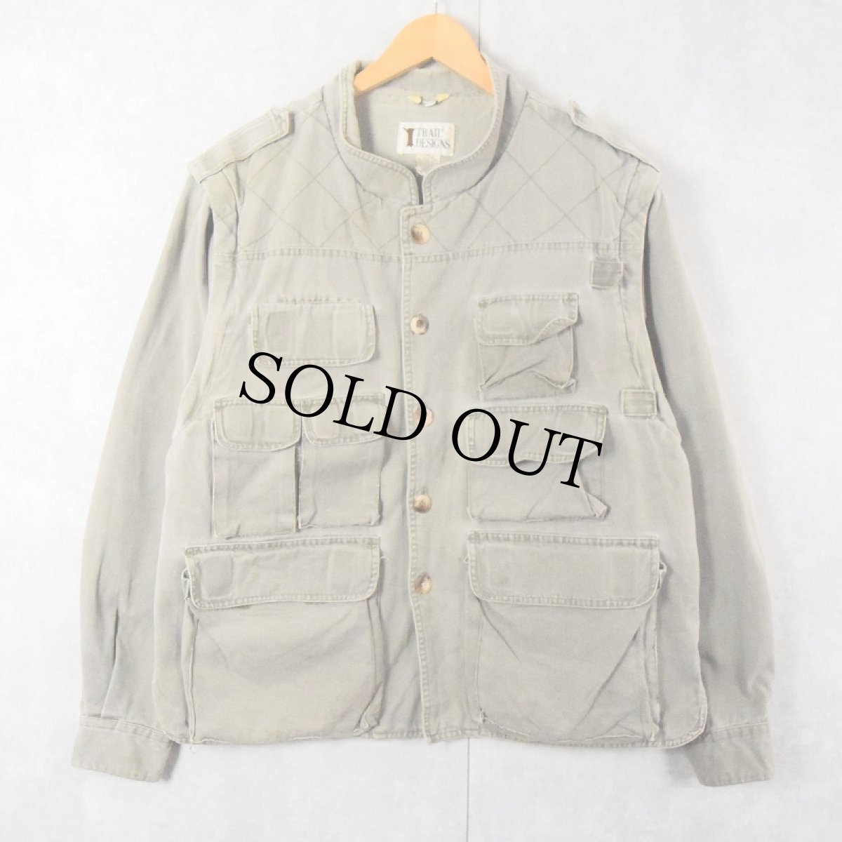 画像1: 【SALE】 90's TRAIL DESIGNS 2WAY ドッキング コットンハンティングジャケット M (1)