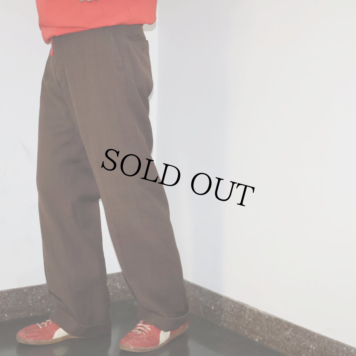 画像3: 60's グレンチェック柄 ウールスラックス W31 (3)