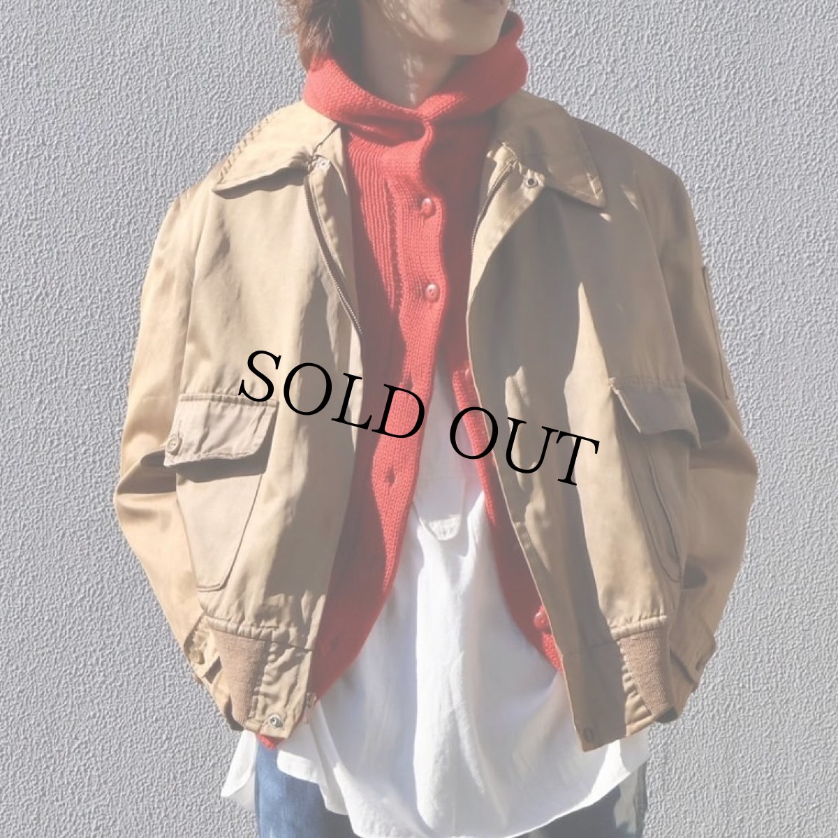 画像3: 40〜50's Geistex フーデット ウールニットカーディガン (3)