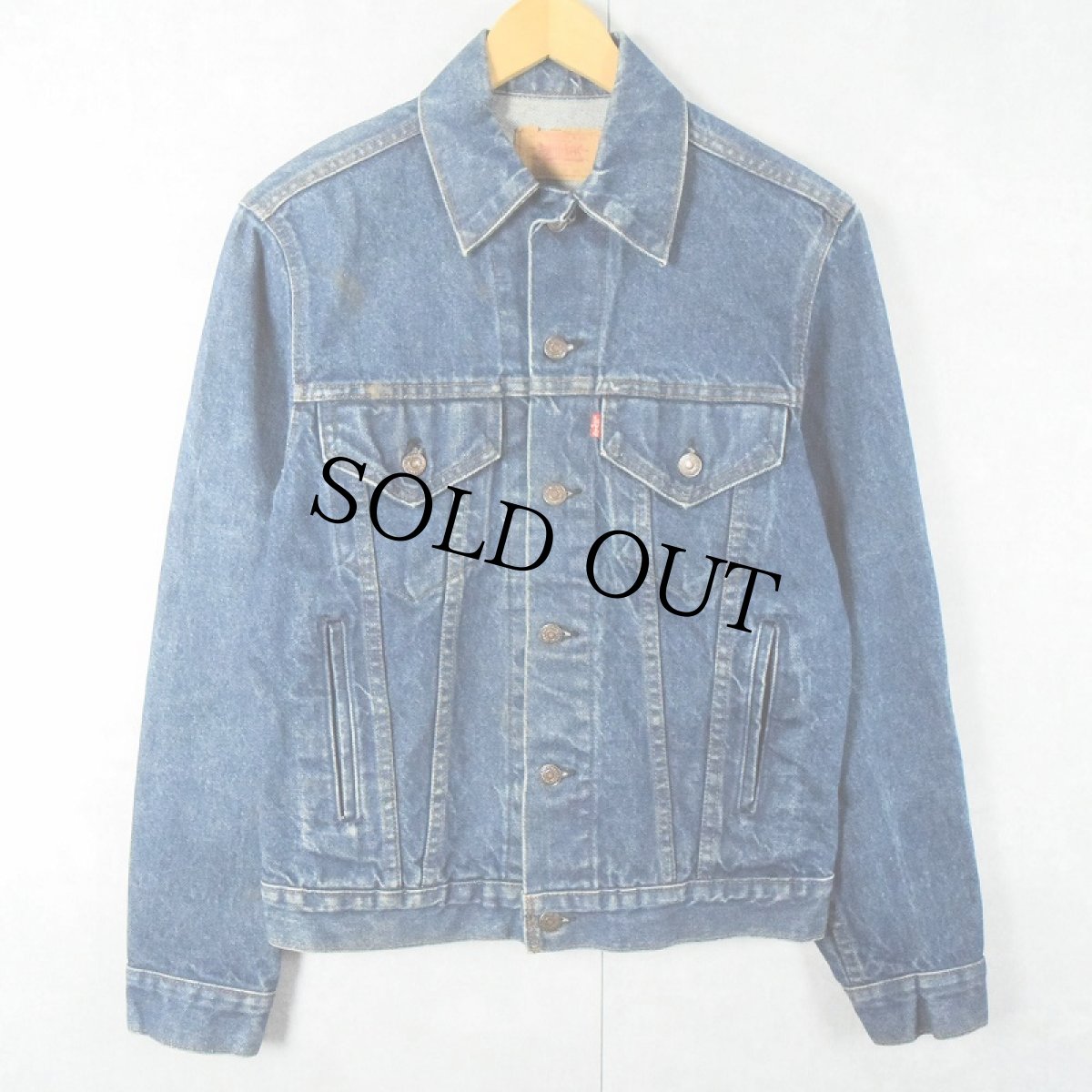 画像1: 80's Levi's 70506-0216 USA製 デニムジャケット SIZE38 (1)