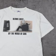 画像1: USA製 "BLOWN AWAT..." MAXELLパロディ プリントTシャツ XL (1)