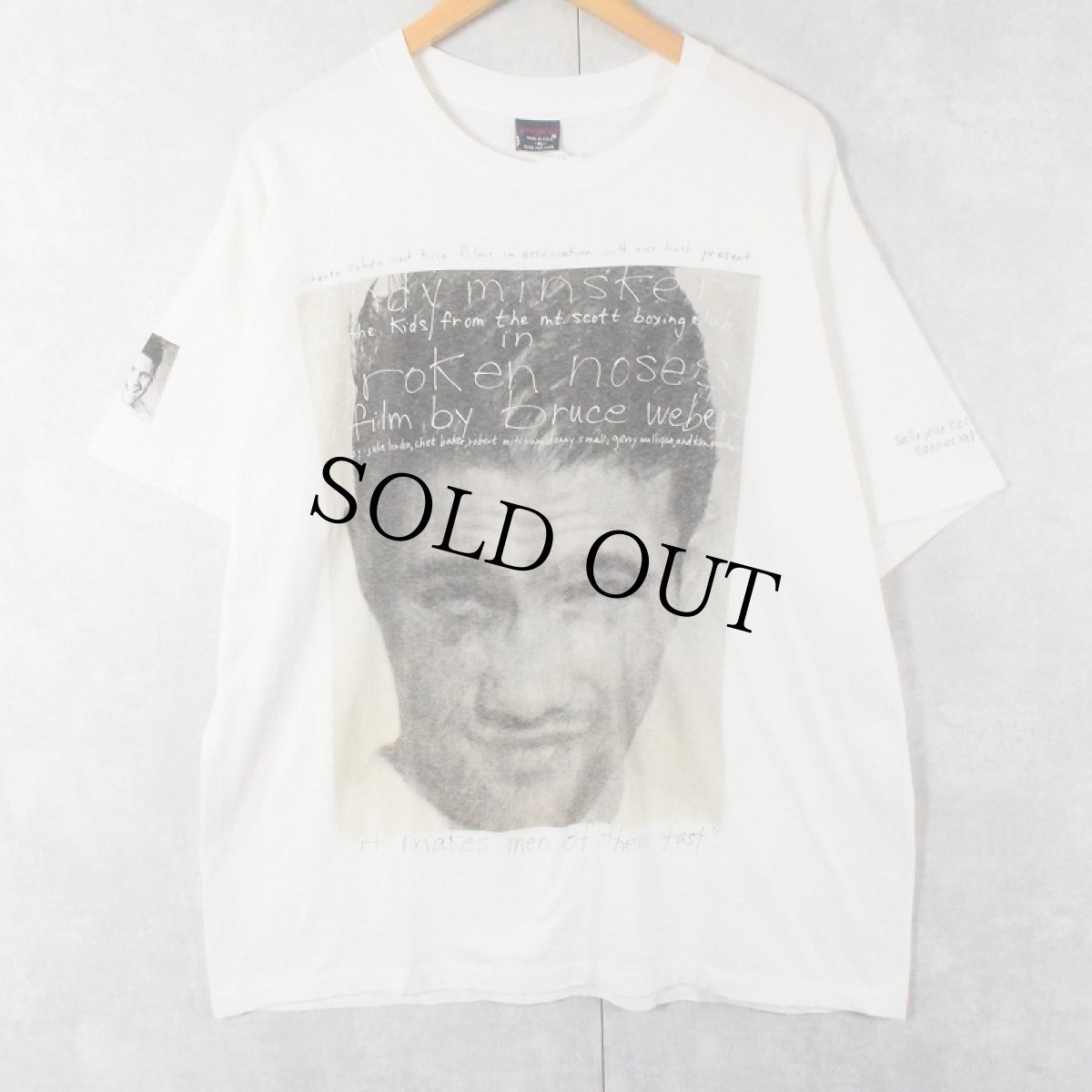 画像1: 90's BRUCE WEBER USA製 "Broken Noses" by JANSPORT フォトプリントTシャツ XL (1)