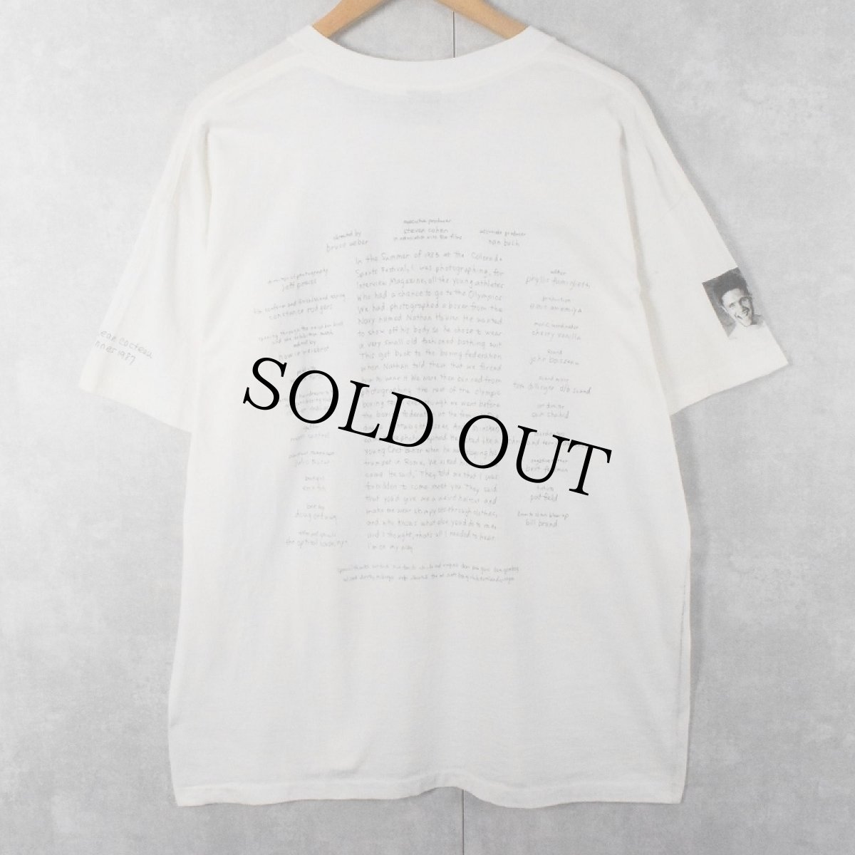 画像2: 90's BRUCE WEBER USA製 "Broken Noses" by JANSPORT フォトプリントTシャツ XL (2)