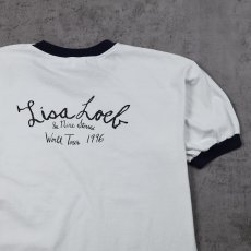 画像2: 90's Lisa Loeb & Nine Stories シンガーソングライター ツアーリンガーTシャツ XL (2)