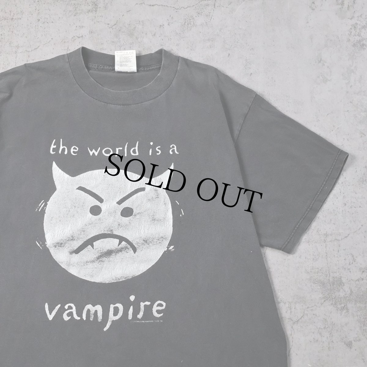 画像1: 90's The Smashing Pumpkins THE WORLD IS A VAMPIRE ロックバンドツアーTシャツ BLACK XL (1)