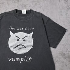 画像1: 90's The Smashing Pumpkins THE WORLD IS A VAMPIRE ロックバンドツアーTシャツ BLACK XL (1)