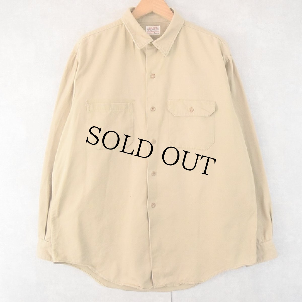 画像1: 60's Penneys BIG MAC コットン×ナイロンシャツ (1)