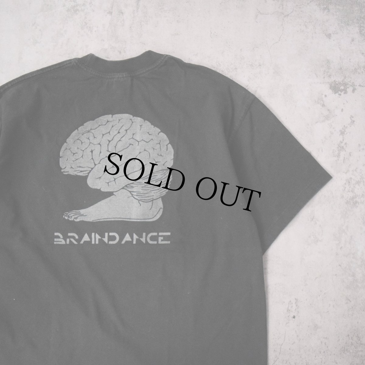 画像1: Rephlex Records "BRAINDANCE" レコードレーベル プリントTシャツ BLACK XL (1)