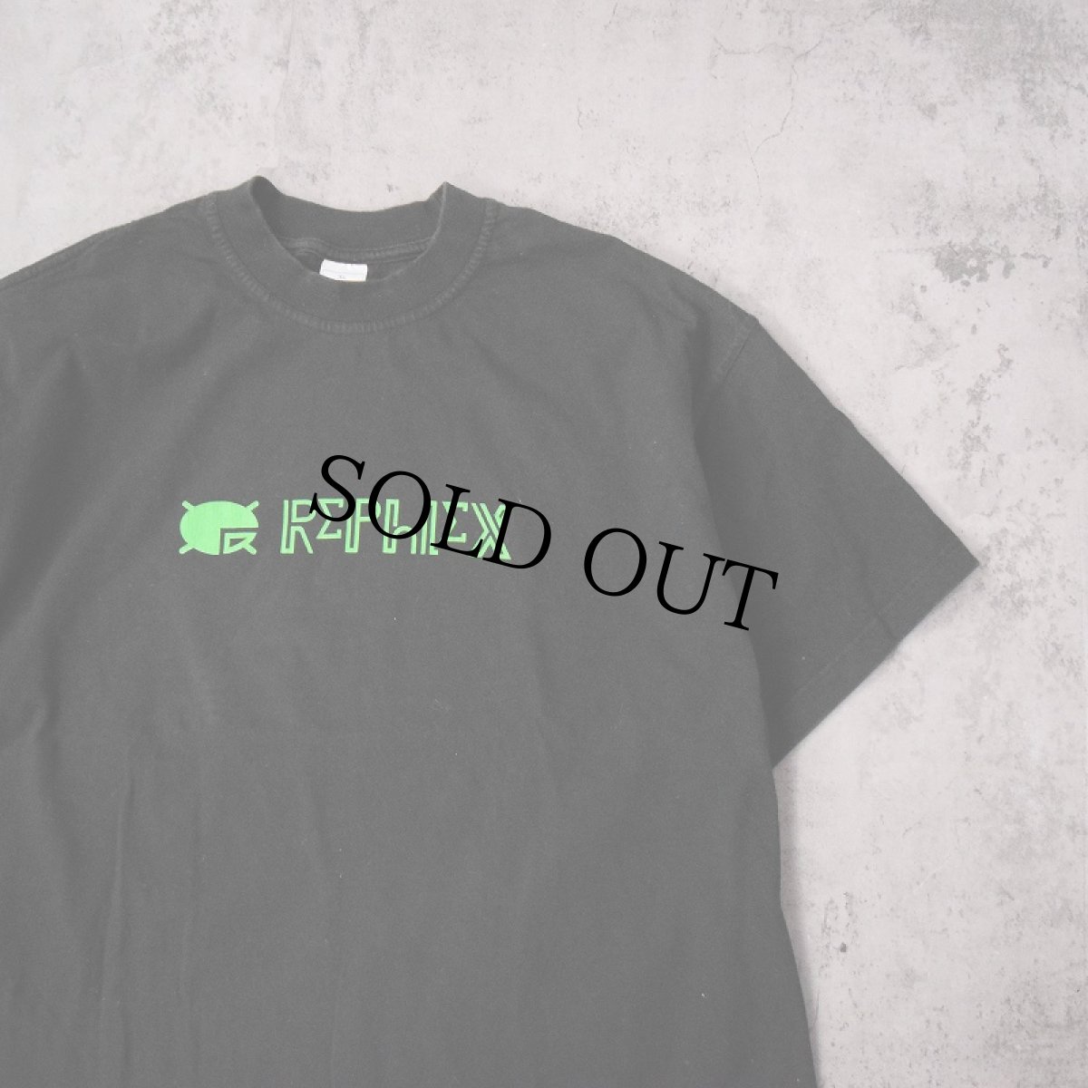 画像2: Rephlex Records "BRAINDANCE" レコードレーベル プリントTシャツ BLACK XL (2)