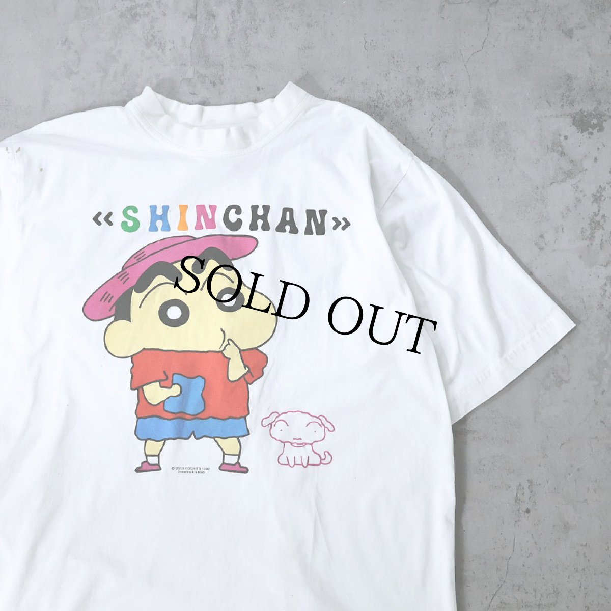 画像1: クレヨンしんちゃん キャラクタープリントTシャツ XL (1)
