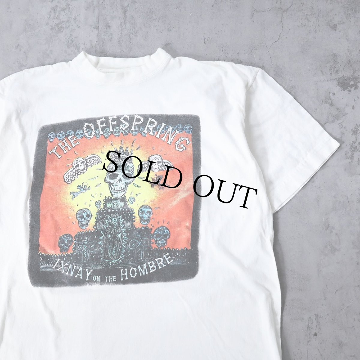 画像1: 90's THE OFFSPRING "IXNAY ON THE HOMBRE" ポップパンクバンド アルバムプリントTシャツ (1)