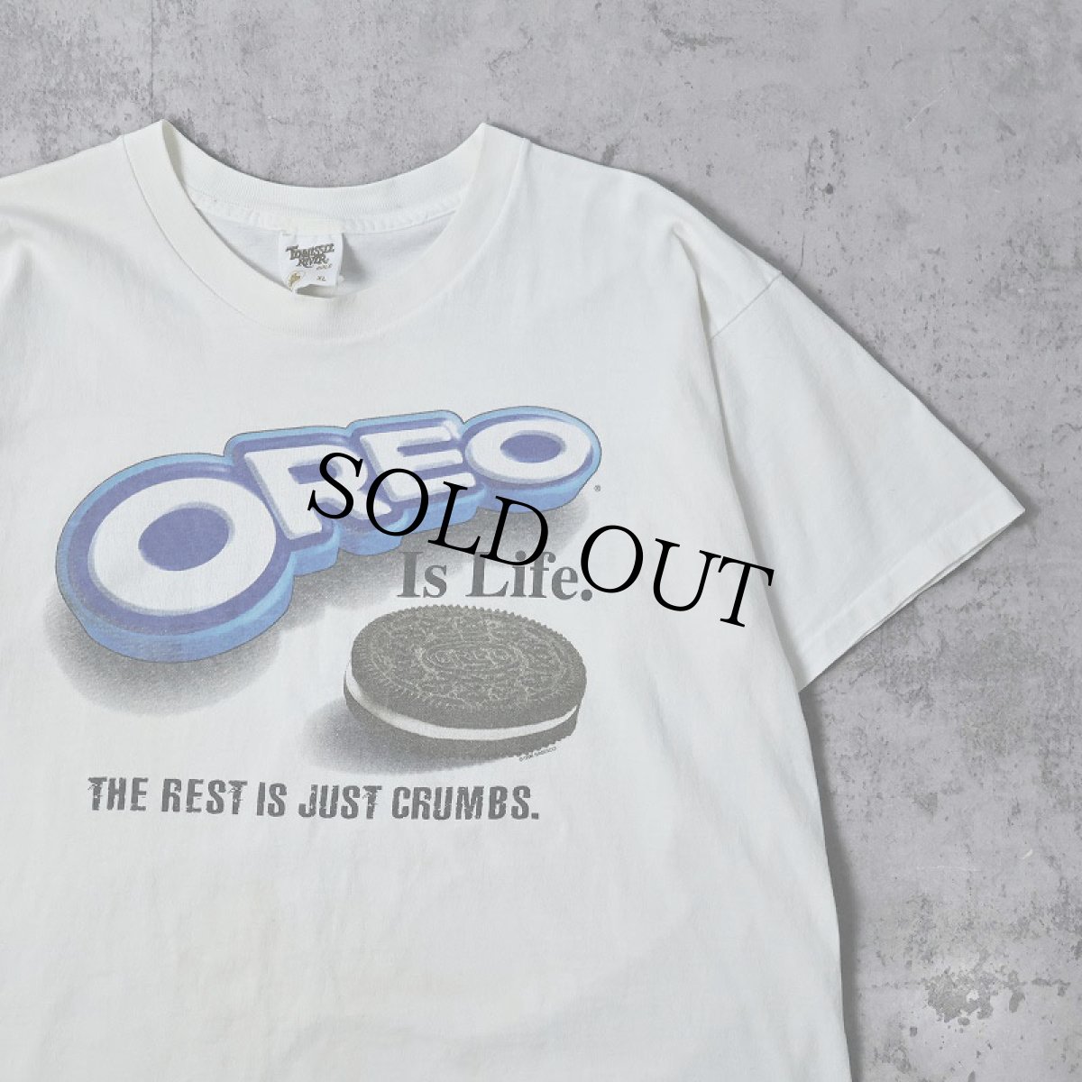 画像1: 90's OREO USA製 お菓子プリントTシャツ XL (1)