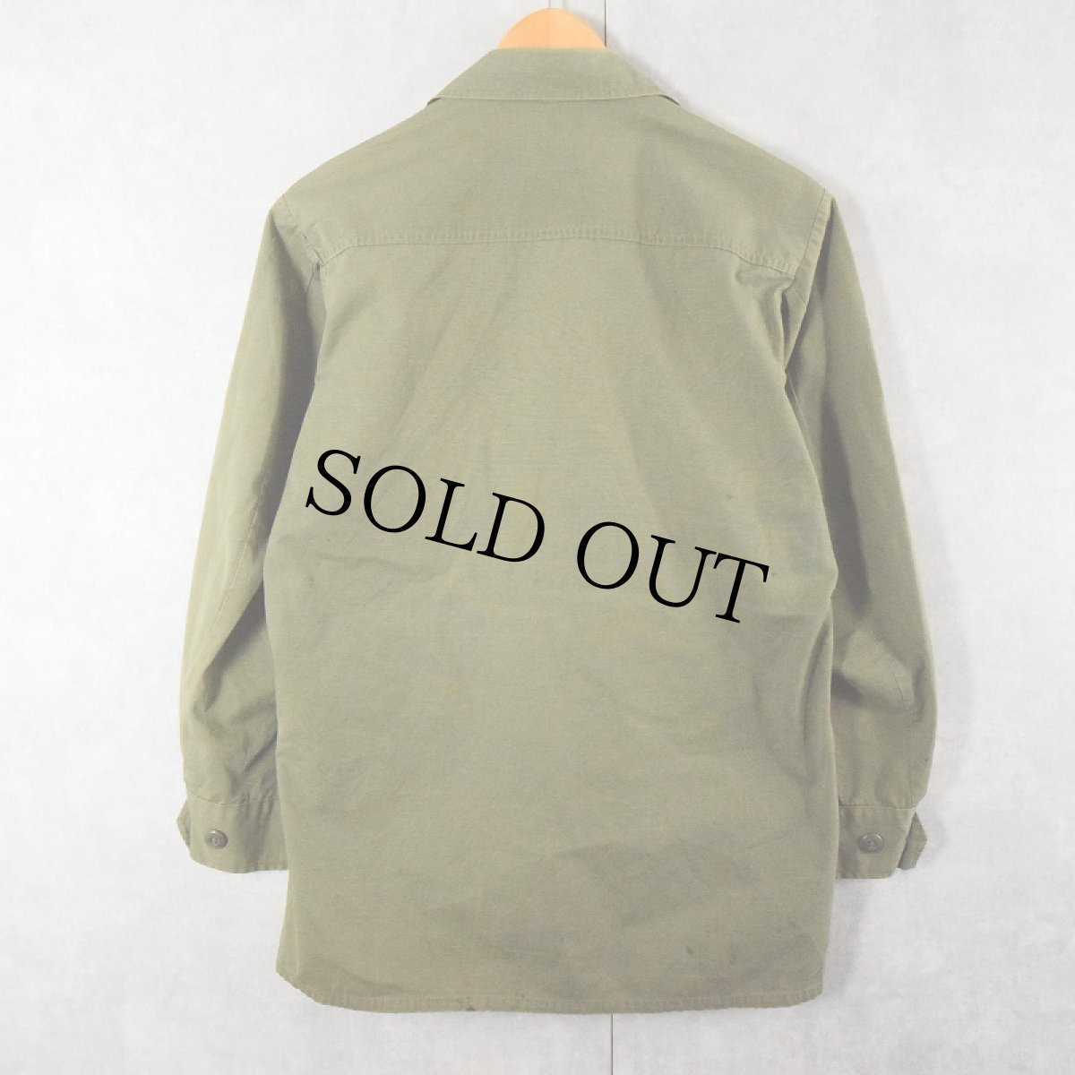 画像2: 60's U.S.ARMY ジャングルファティーグジャケット 4th SMALL-SHORT (2)