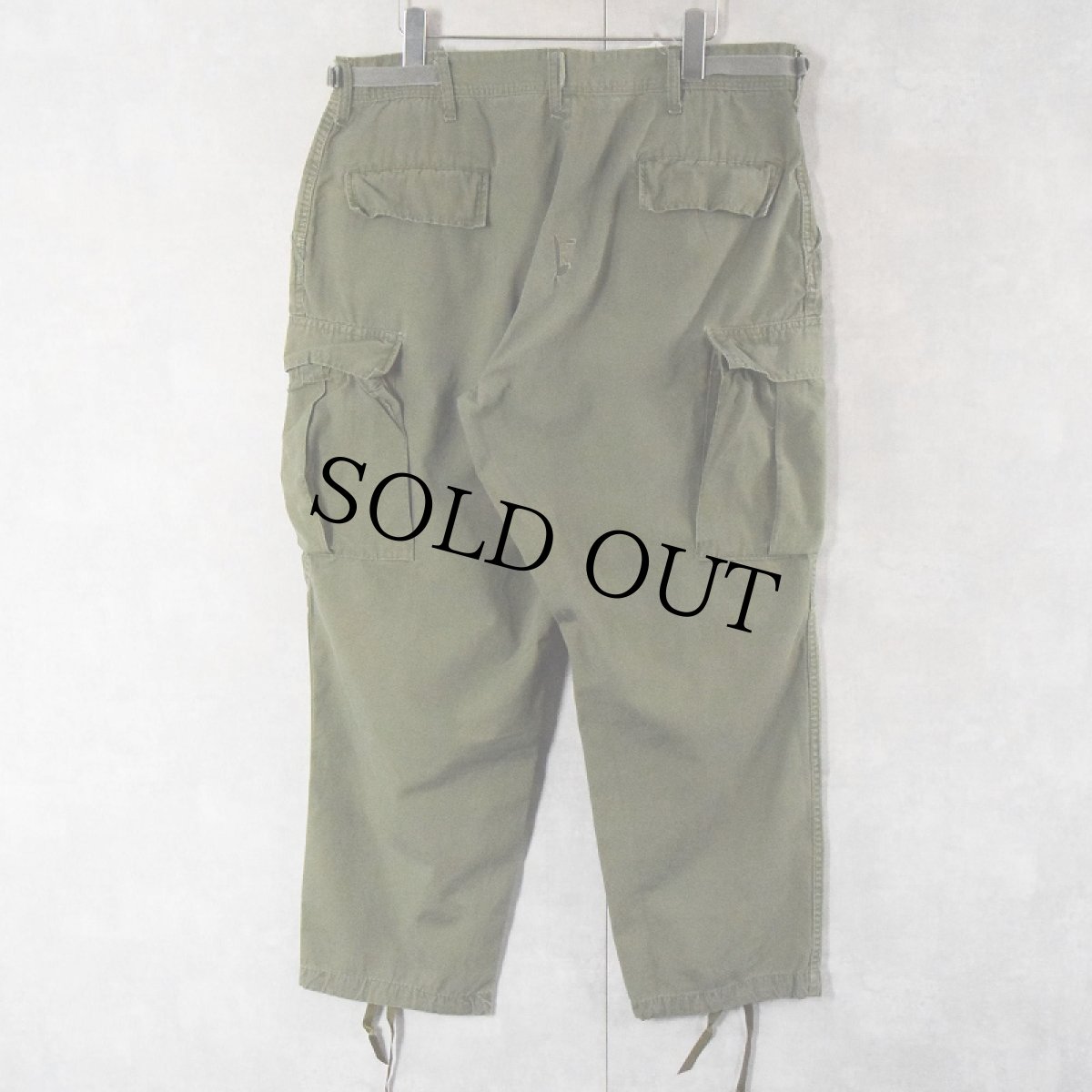 画像2: 80's U.S.ARMY ジャングルファティーグパンツ 4th LARGE-REGULAR (2)