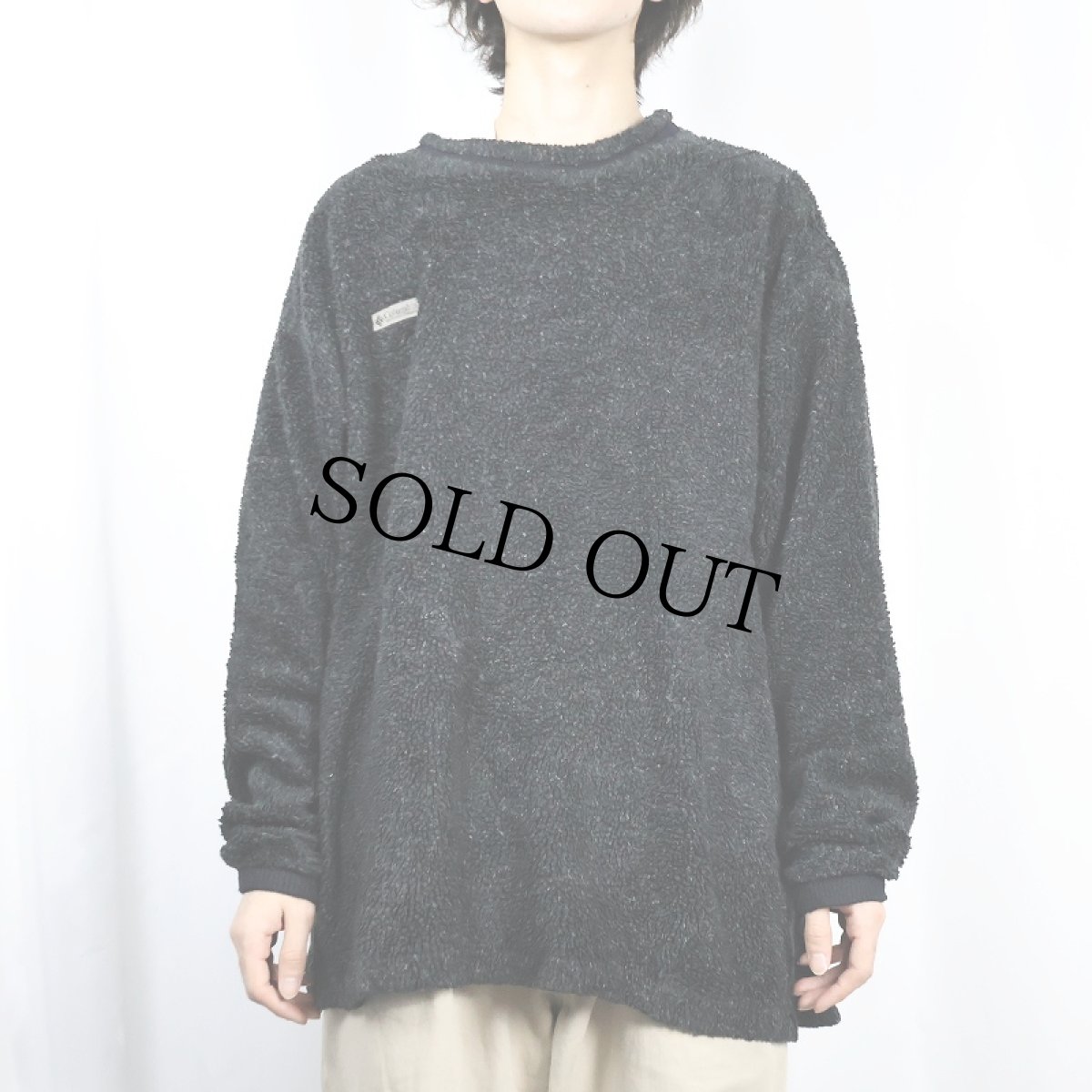 画像2: 90's Columbia USA製 ボアフリースプルオーバー XL (2)