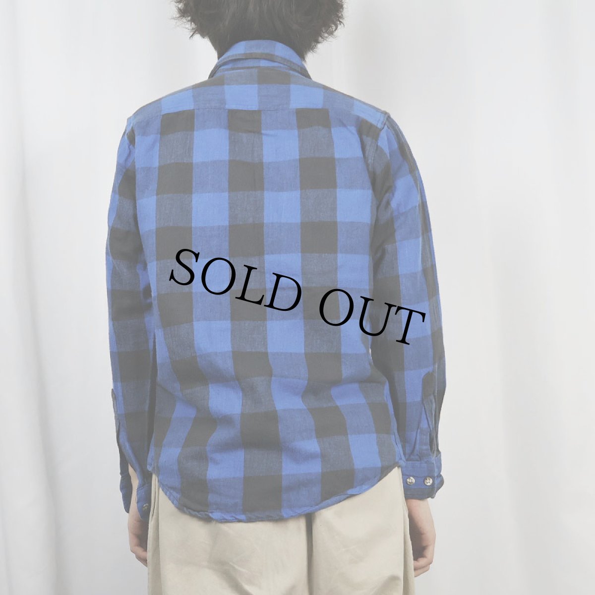 画像3: 90's ST JOHN'S BAY USA製 バッファローチェック柄 ヘビーネルシャツ S (3)