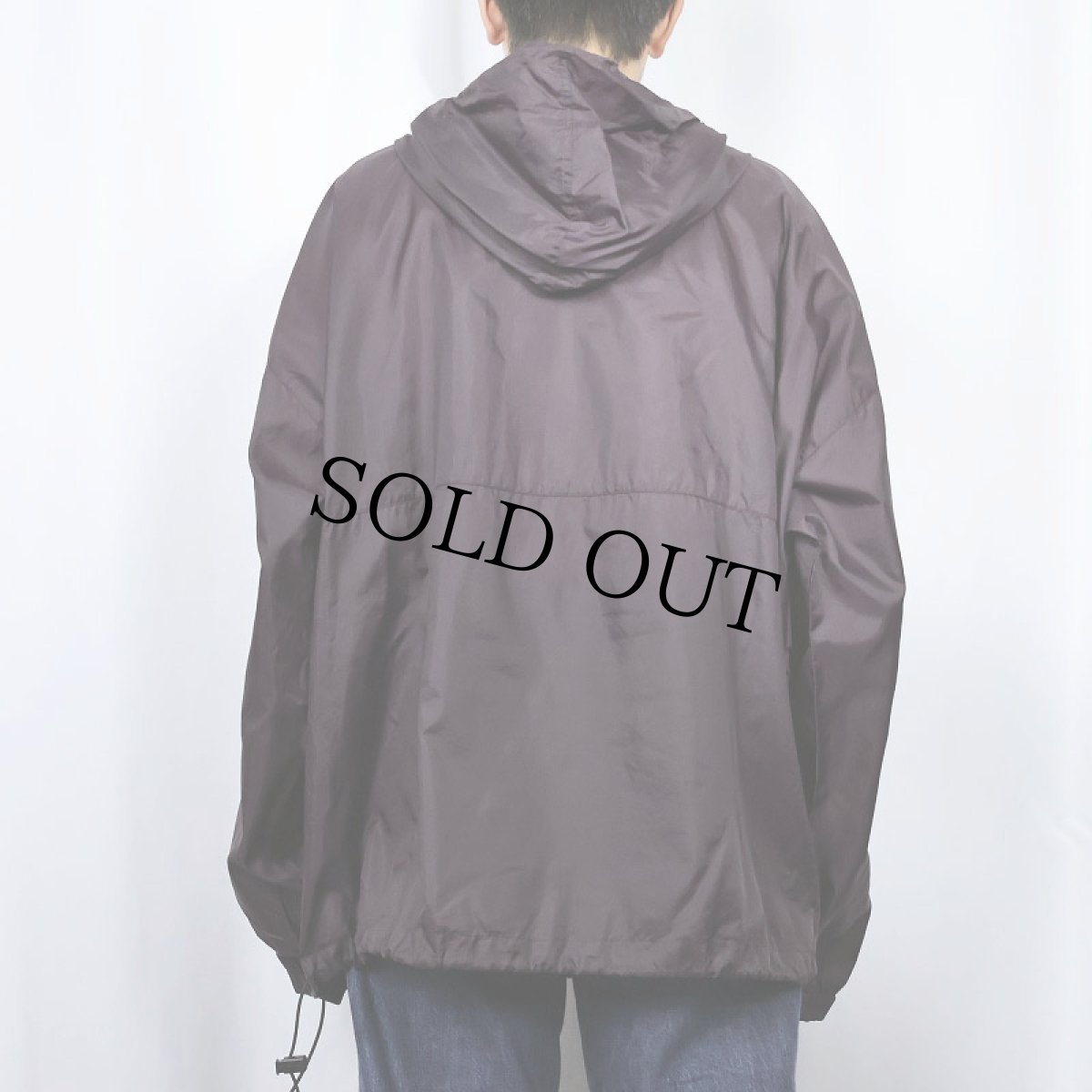 画像3: 90's J.CREW ナイロンアノラックパーカー PURPLE XL (3)