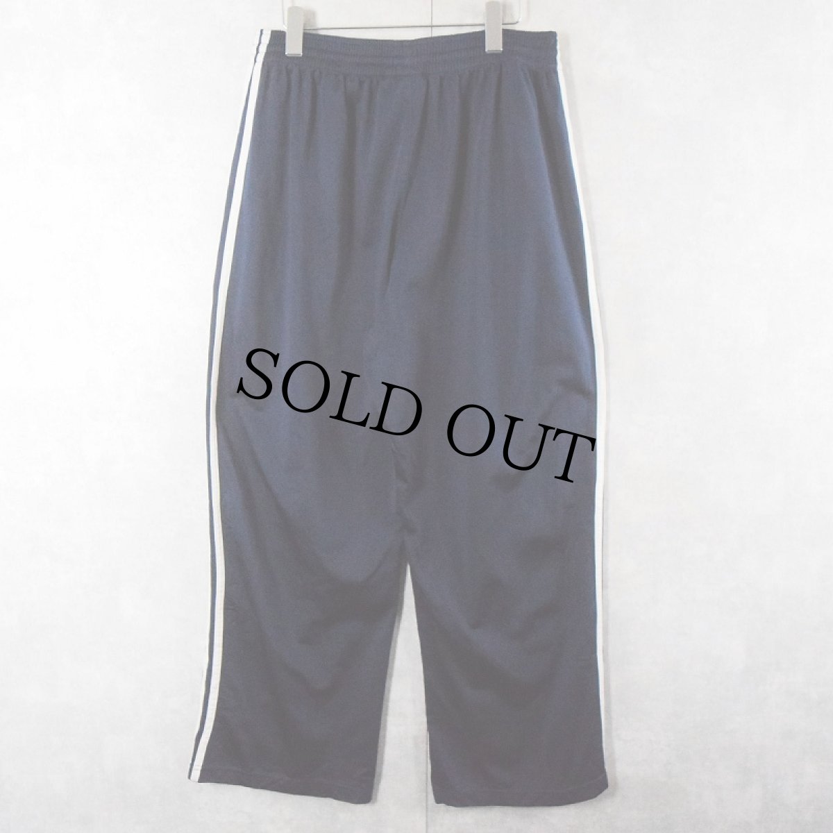 画像2: adidas ロゴ刺繍 サイドライントラックパンツ NAVY L (2)