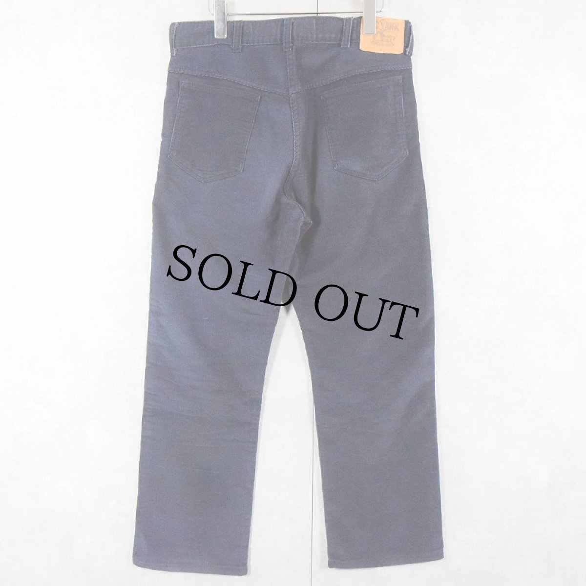 画像2: 70〜80's BIG YANK USA製 コーデュロイパンツ NAVY W32 (2)