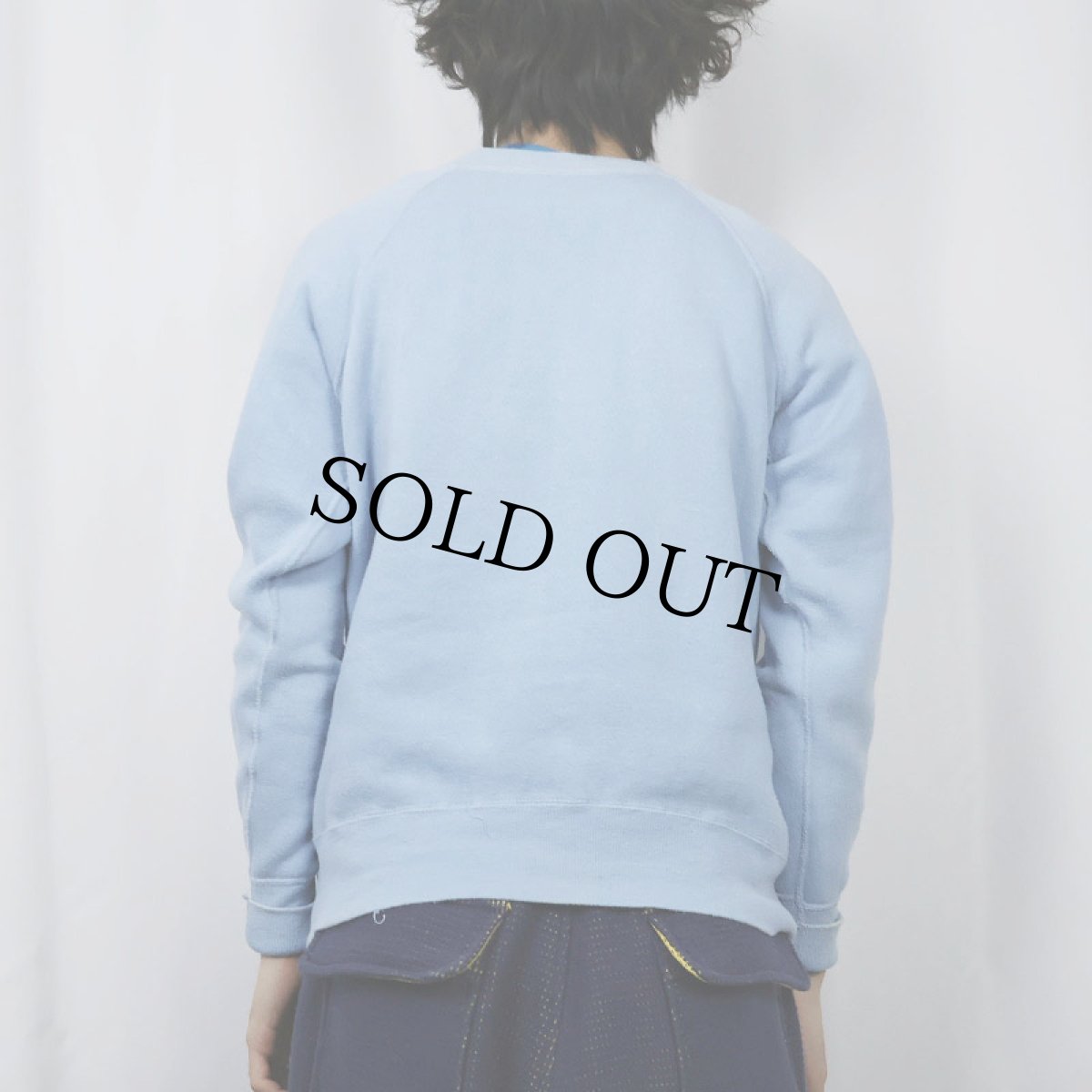 画像3: 60's "Alpha Delta Pi" プリントラグランスウェット (3)