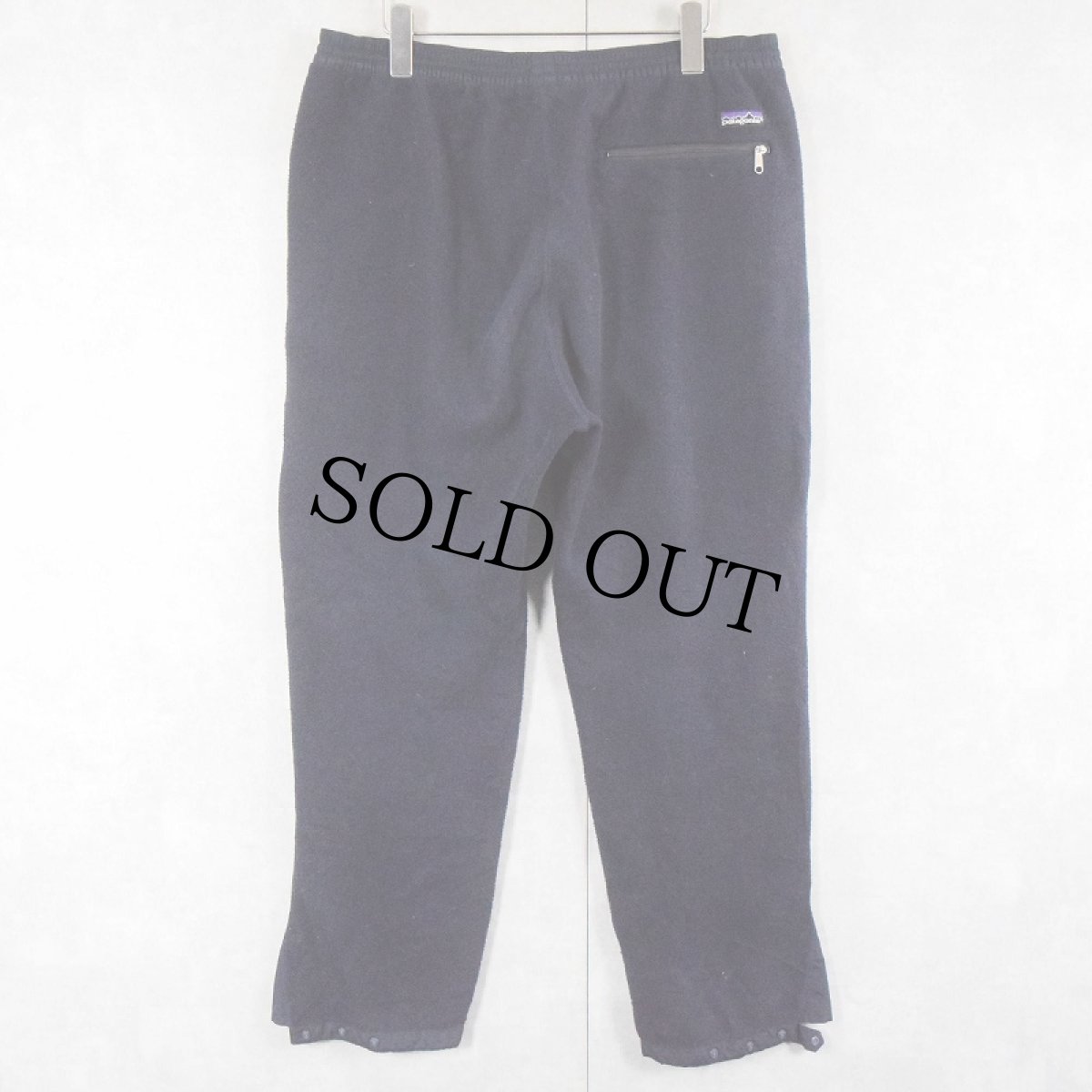 画像2: 90's Patagonia USA製 フリースパンツ NAVY L (2)