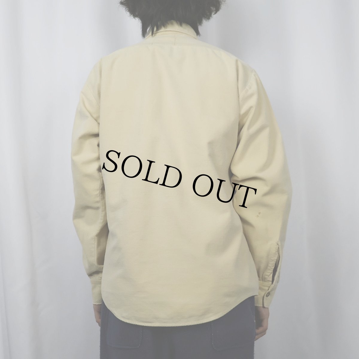 画像3: 70's Abercrombie&Fitch シャモアクロスシャツ (3)