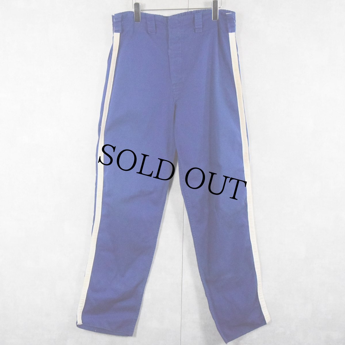 画像2: 50's Wilson サイドライン コットンパンツ W35 (2)