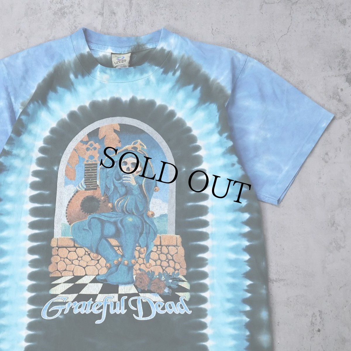 画像1: 90's GRATEFUL DEAD USA製 タイダイ ロックバンドTシャツ M (1)