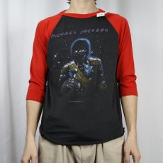 画像3: 1984 MICHAEL JACKSON USA製 ミュージシャンラグランTシャツ L (3)