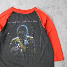 画像1: 1984 MICHAEL JACKSON USA製 ミュージシャンラグランTシャツ L (1)