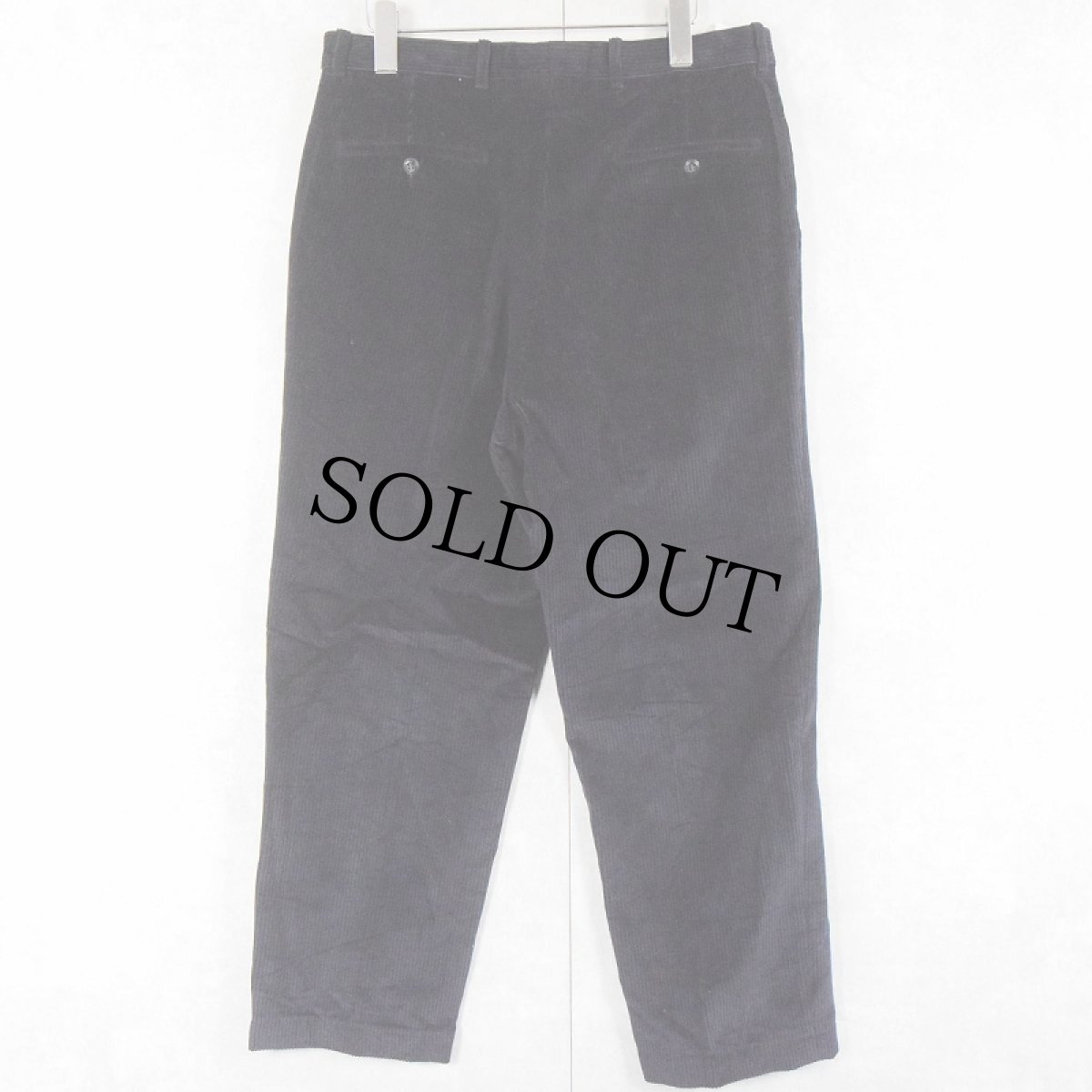 画像3: 90's MARKS & SPENCER CANADA製 コーデュロイパンツ NAVY W32 (3)