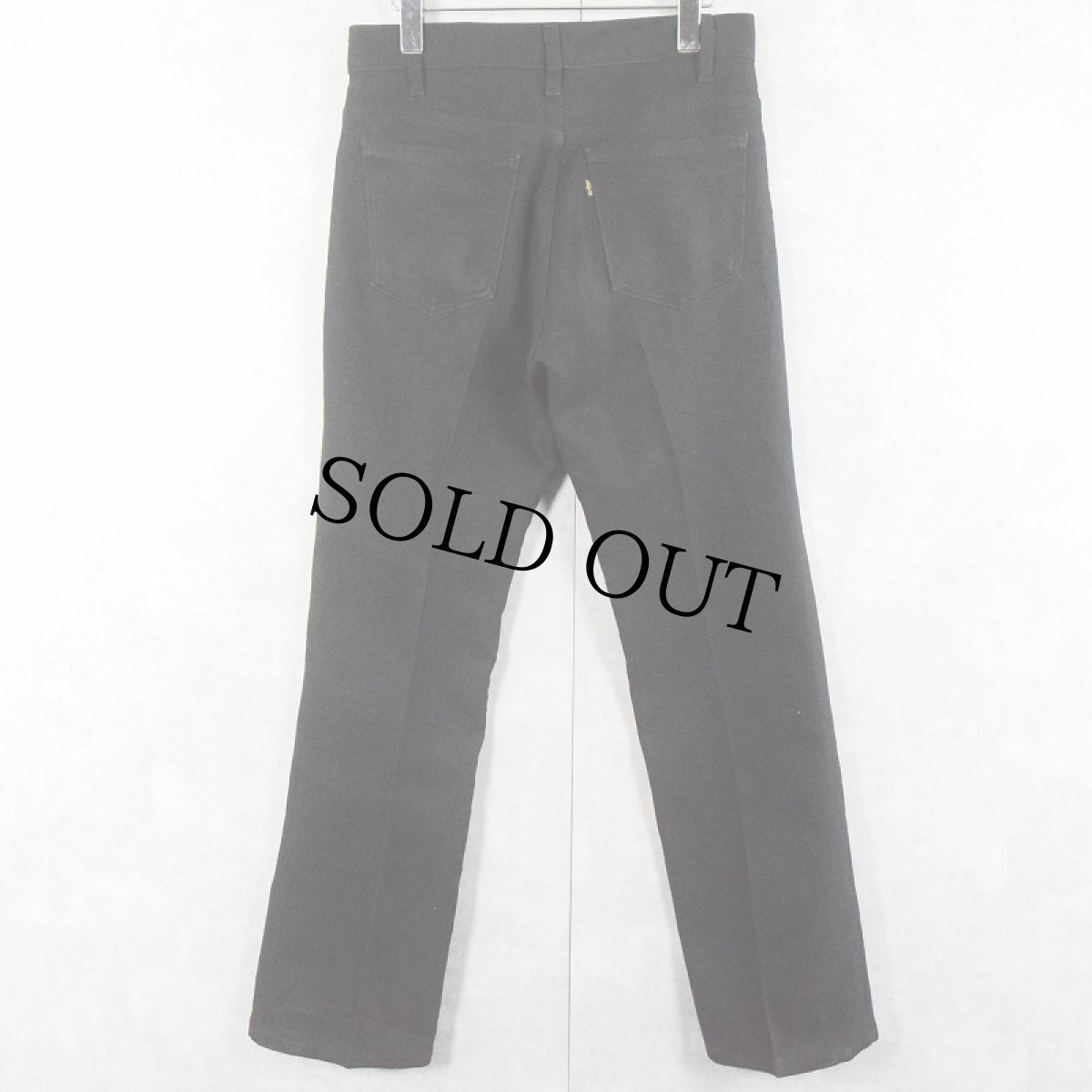 画像2: 90's Levi's USA製 "STA-PREST" PANTS BLACK W30 (2)