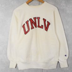 画像1: 90's Champion REVERSE WEAVE USA製 "UNLV" プリントスウェット L (1)