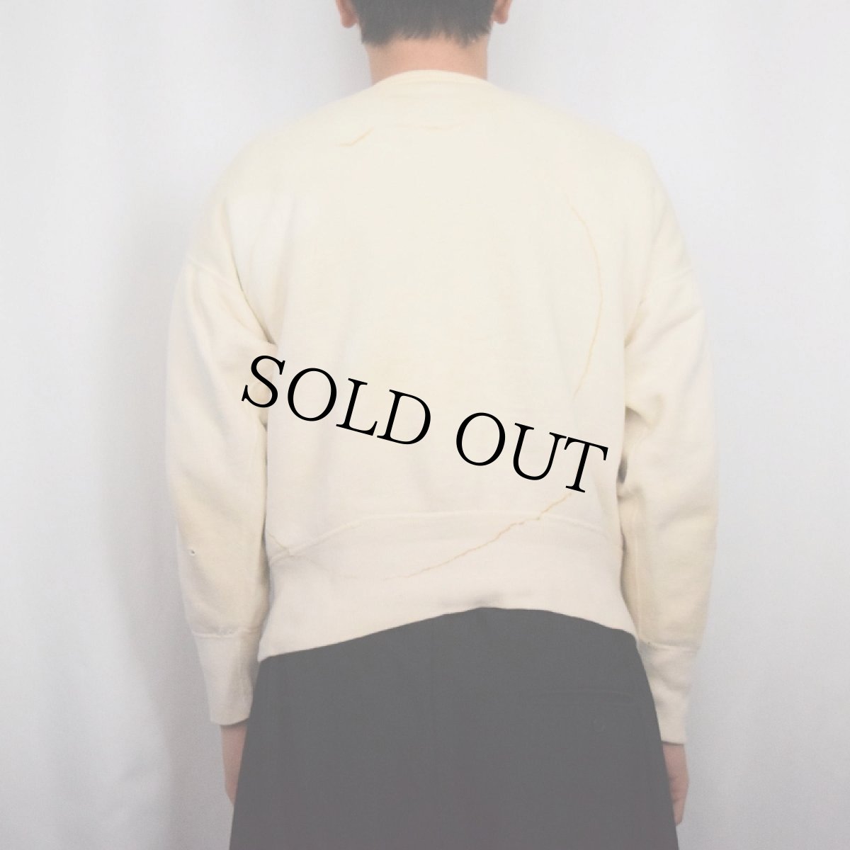 画像3: 50's 前V 無地スウェット (3)