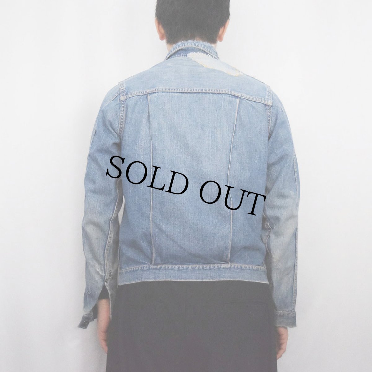 画像4: 50〜60's UNKNOWN デニムジャケット (4)