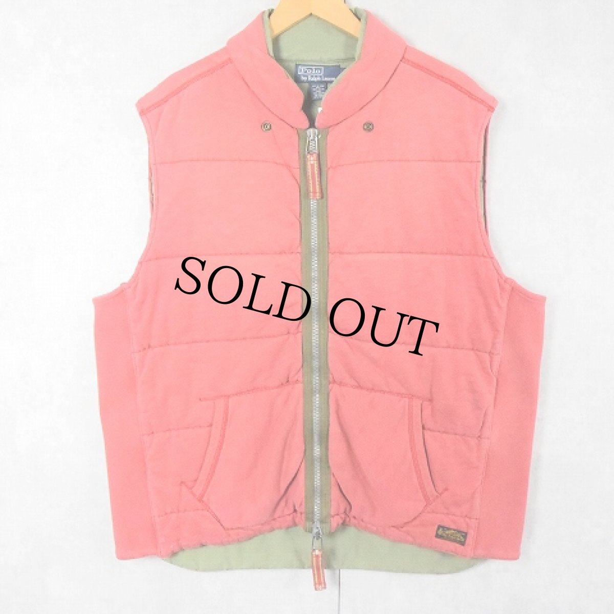 画像1: 【SALE】 POLO Ralph Lauren 中綿入り コットンベスト XL (1)