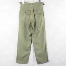 画像2: 60's U.S.ARMY "サイドアジャスタ付き" ベイカーパンツ W28 (2)