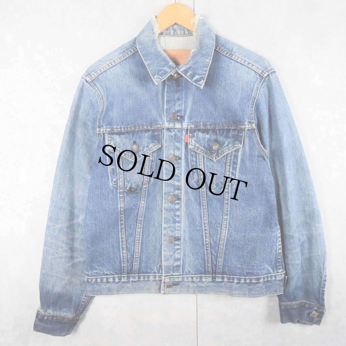 画像1: 70's Levi's 70505-0217 USA製 デニムジャケット SIZE42 (1)