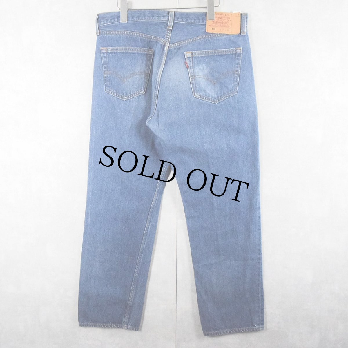 画像2: 90's Levi's 501 USA製 デニムパンツ W35 (2)
