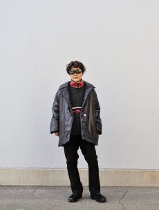 画像3: POLO Ralph Lauren ハーフジップ ナイロンジャケット BLACK L (3)