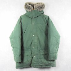 画像1: 80〜90's L.L.Bean デタッチャブルフード＆ファー ダウンジャケット L (1)