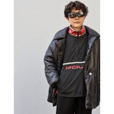 画像1: POLO Ralph Lauren ハーフジップ ナイロンジャケット BLACK L (1)