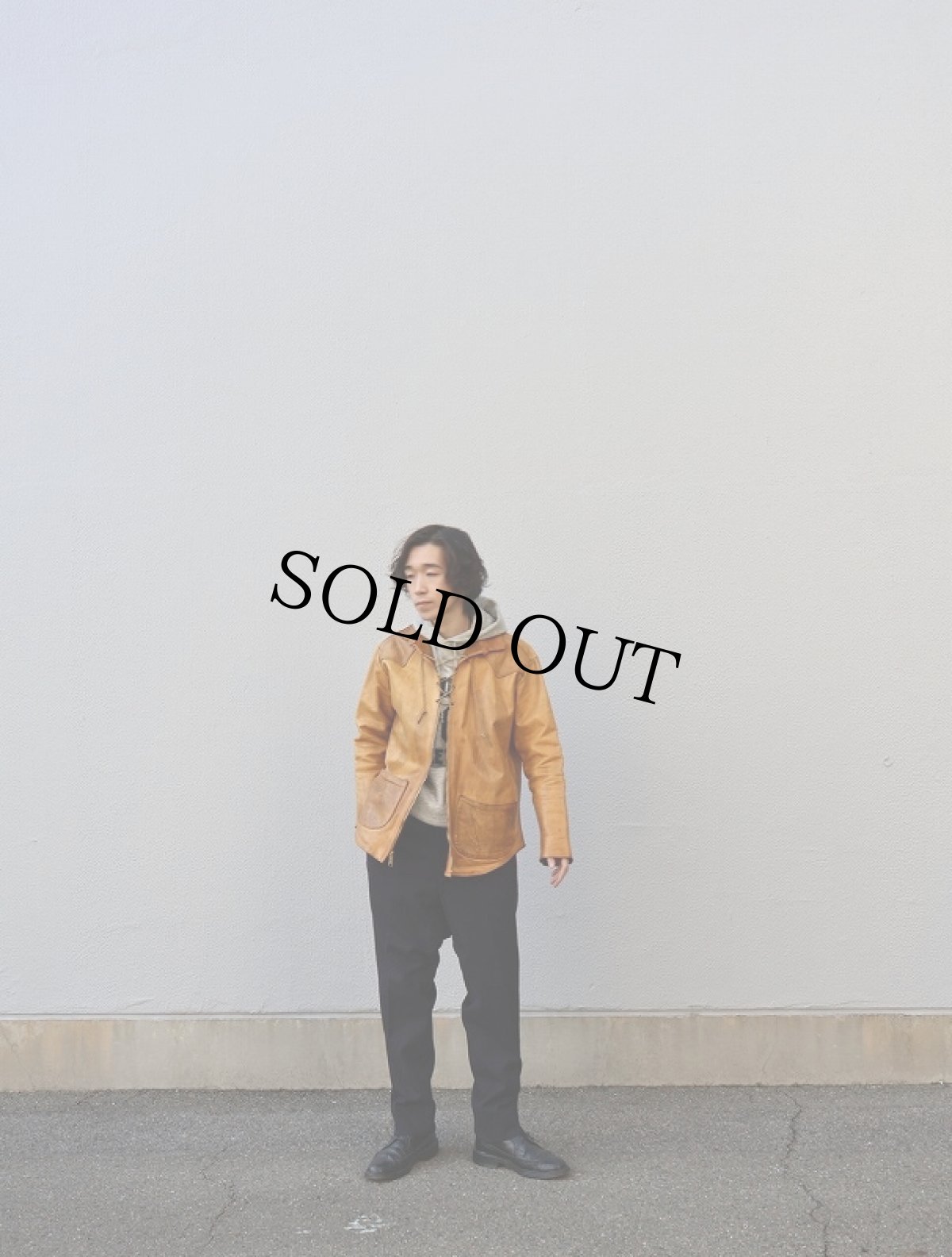 画像4: 70's レースアップ レザージャケット (4)