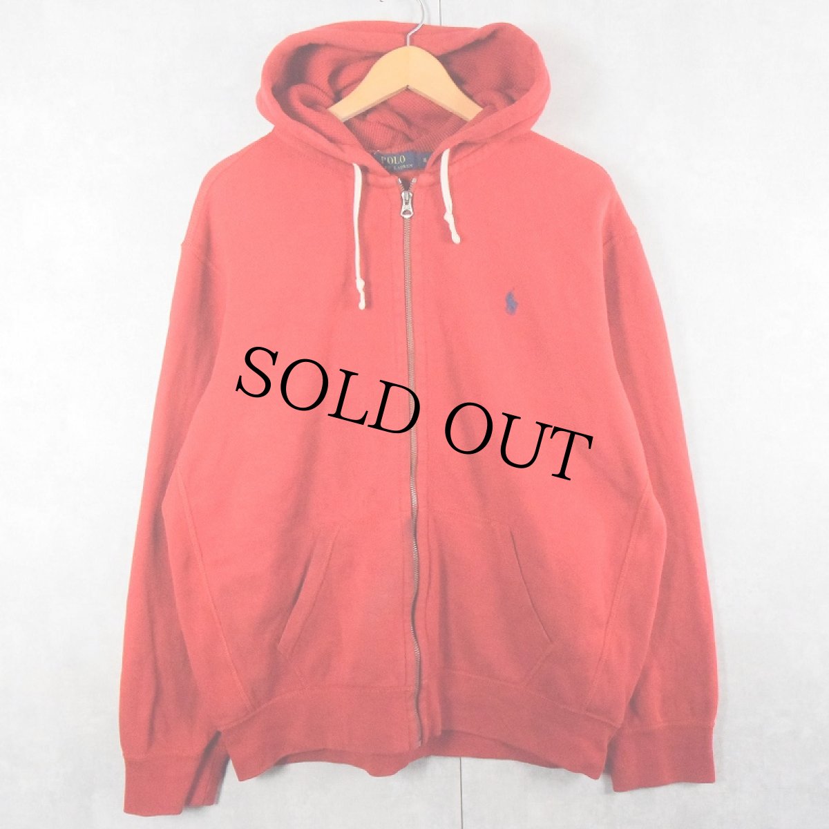 画像1: POLO Ralph Lauren スウェットジップパーカー XL (1)