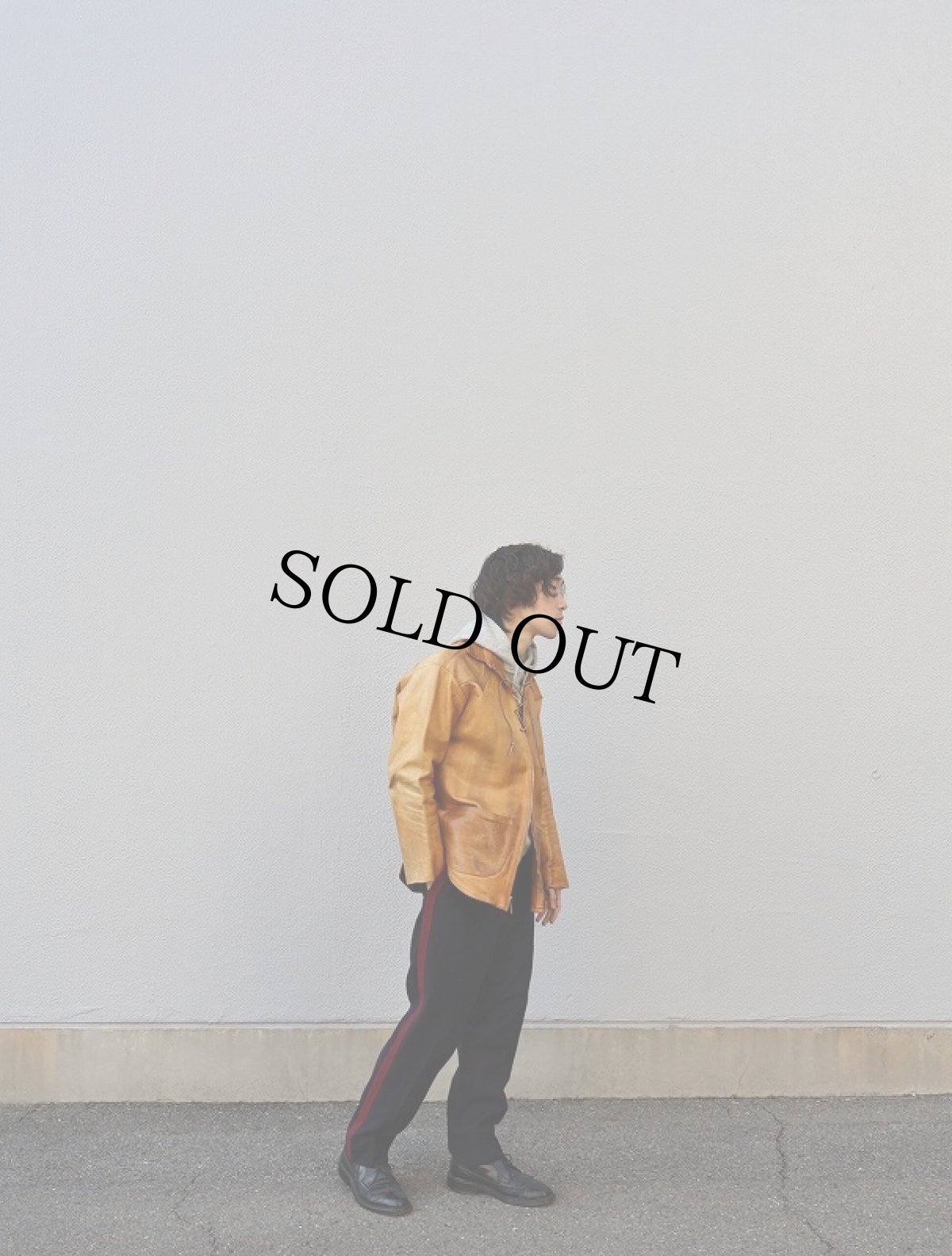 画像5: 70's レースアップ レザージャケット (5)