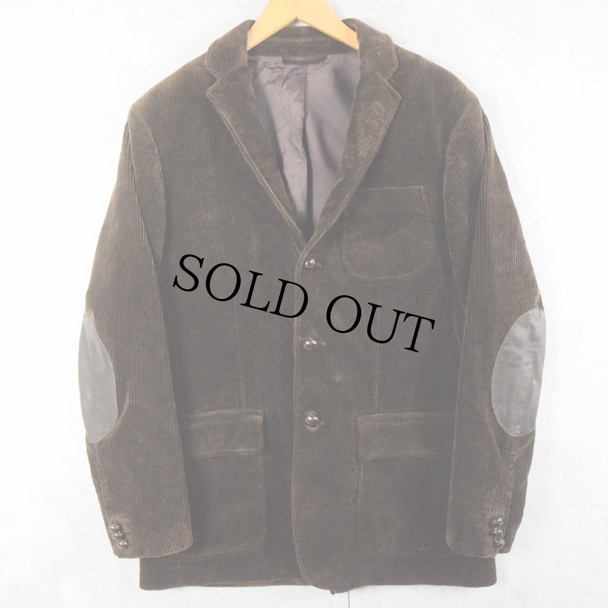 画像1: POLO Ralph Lauren エルボーパッチ付き コーデュロイテーラードジャケット SIZE40R (1)
