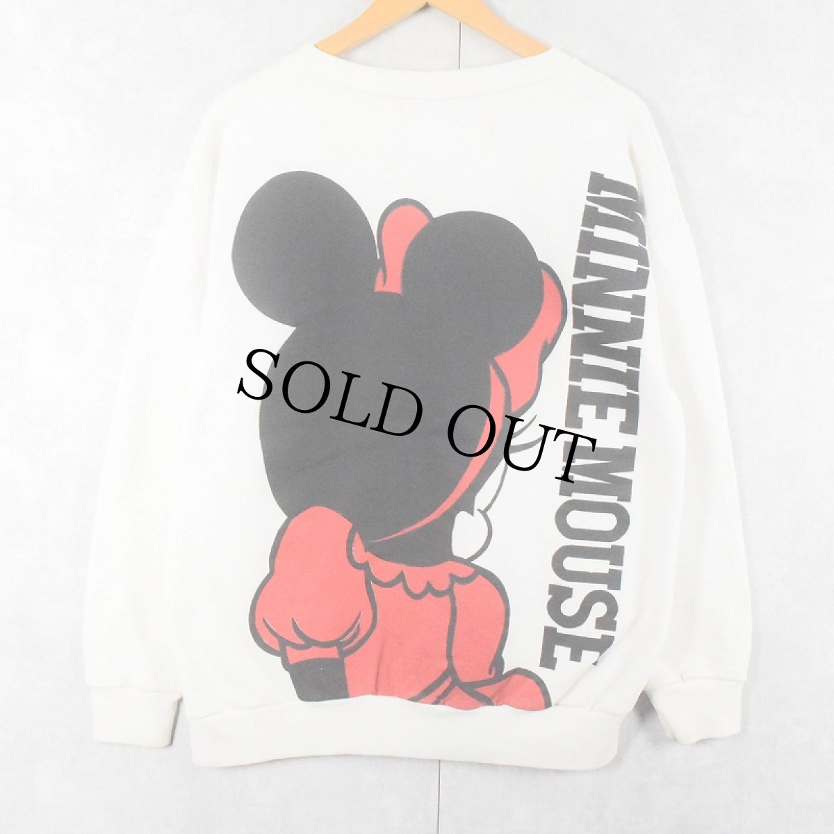 画像2: 80's Disney USA製 "MINNIE MOUSE" キャラクタープリントスウェット L (2)