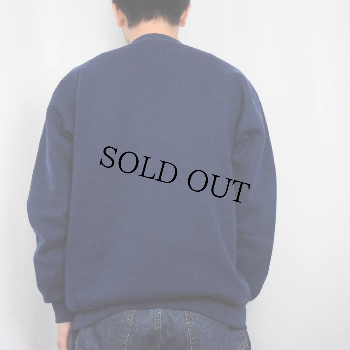 画像3: 90’s RUSSELL ATHLETIC USA製 "MIAMI" 前V プリントスウェット NAVY XL (3)